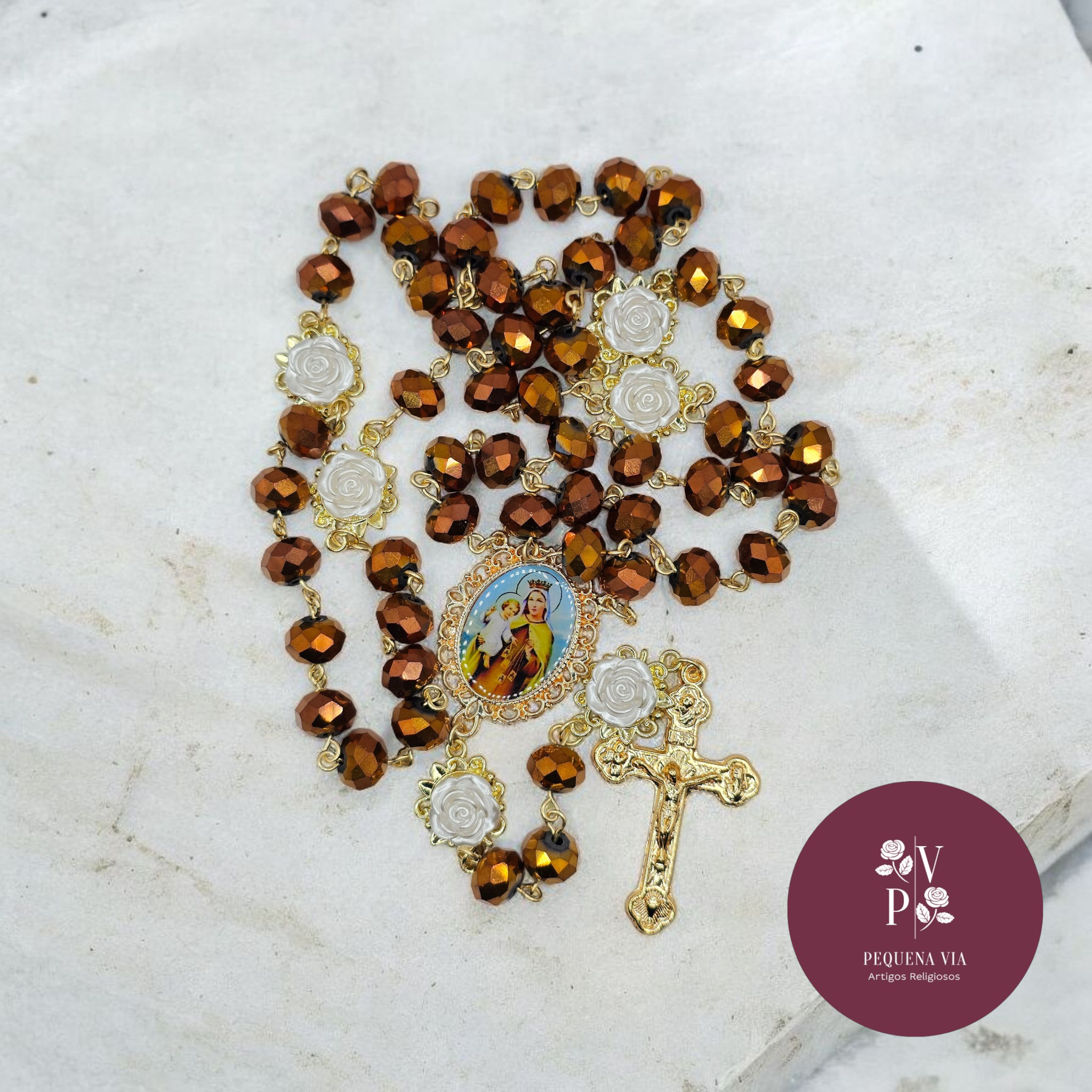 Terço Nossa Senhora do Carmo Cristais