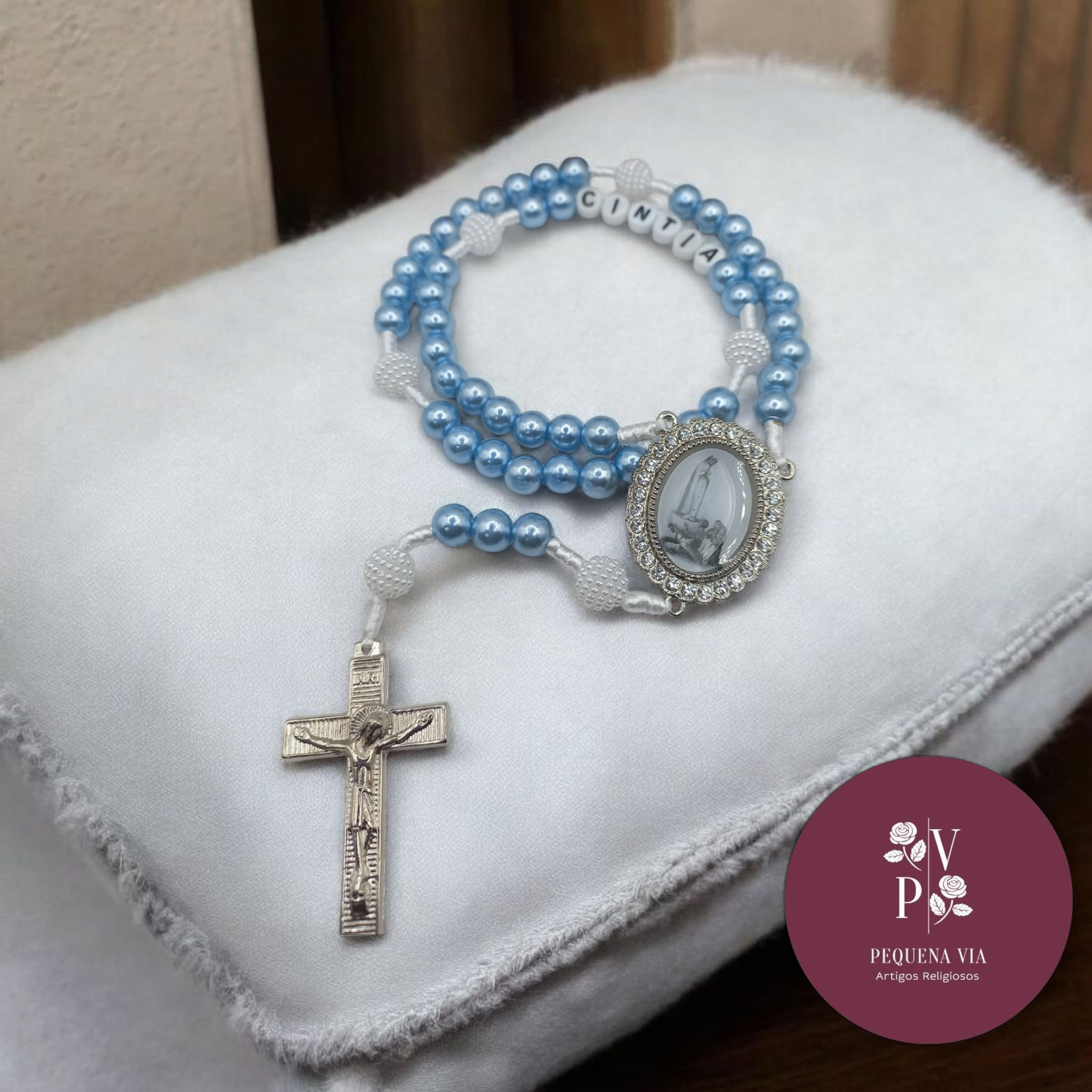 Terço Nossa Senhora de Fátima Perolado