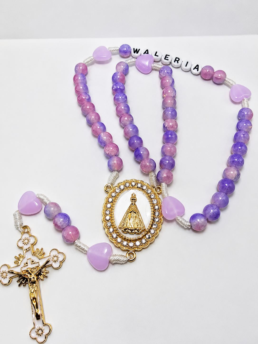 Terço Nossa Senhora Aparecida Lilás