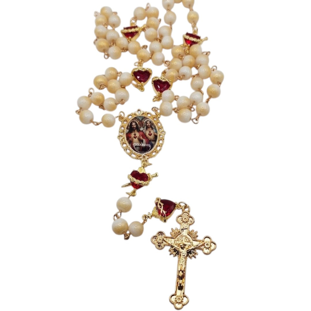 Terço Sagrado Coração de Jesus e Imaculado Coração de Maria
